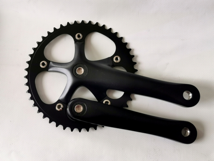 Angrenaj Pedalier PROWHEEL SOLID-244T 44T, 170mm Negru Matt [1]