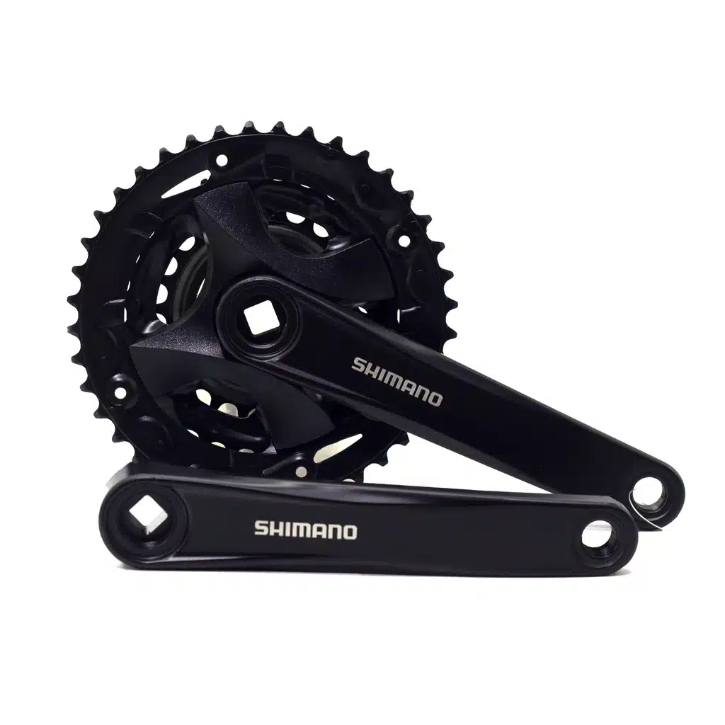 Angrenaj Pedalier Shimano Altus Mt101 - 3×9, 40x30x22T, Brat 175 mm, Negru [3]