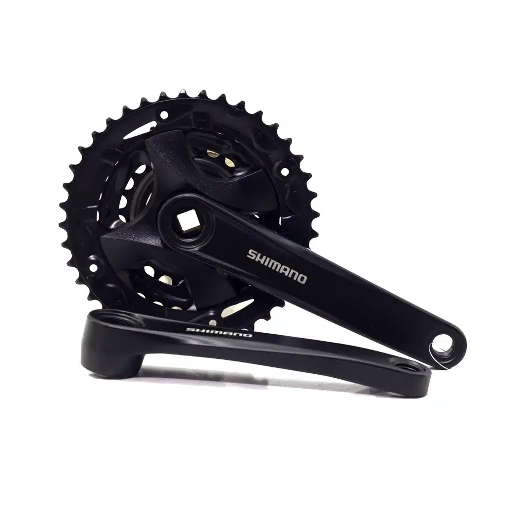 Angrenaj Pedalier Shimano Altus Mt101 - 3×9, 40x30x22T, Brat 175 mm, Negru [4]