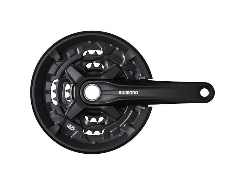ANGRENAJ PEDALIER SHIMANO FC-MT210-3, PT. 9 VIT., BRAT 175MM, 44X32X22T, CG, 2-PCS FC, FARA BUTUC PEDALIER, NEGRU [1]