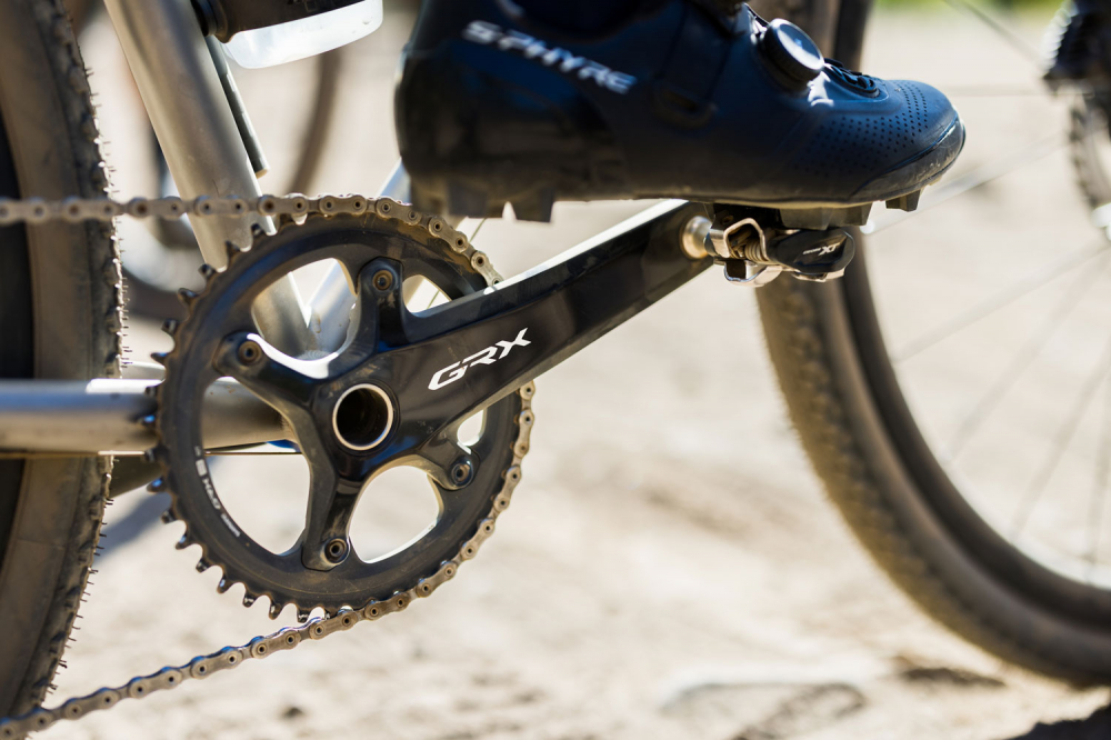 ANGRENAJ PEDALIER SHIMANO GRX FC-RX820-1, 12 VITEZE, FOAIE 40T, BRAT 175MM, HOLLOWTECH 2, FARA BB [6]