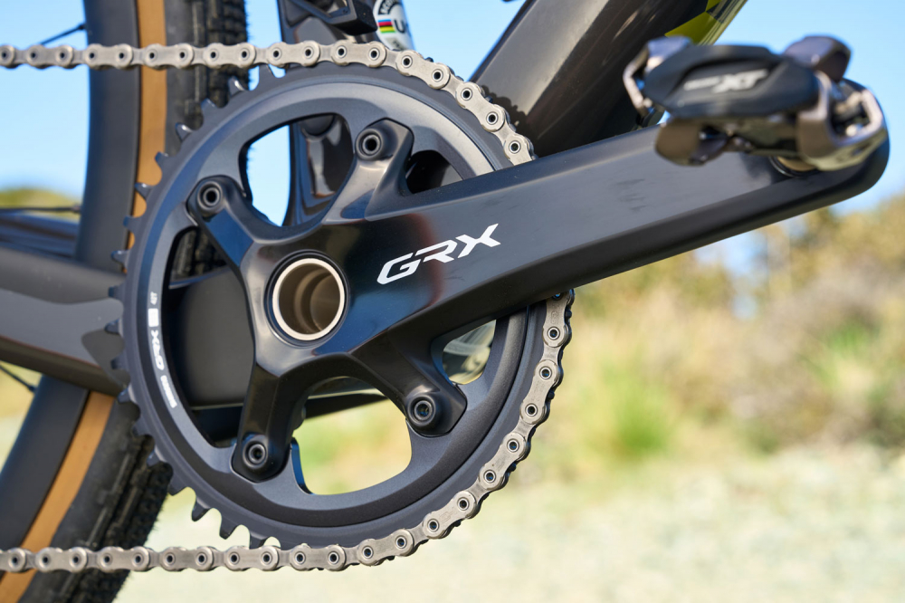 ANGRENAJ PEDALIER SHIMANO GRX FC-RX820-1, 12 VITEZE, FOAIE 40T, BRAT 175MM, HOLLOWTECH 2, FARA BB [5]