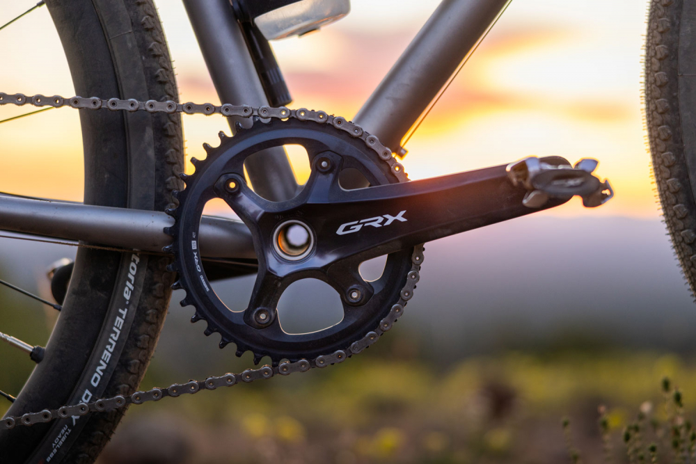 ANGRENAJ PEDALIER SHIMANO GRX FC-RX820-1, 12 VITEZE, FOAIE 40T, BRAT 175MM, HOLLOWTECH 2, FARA BB [7]