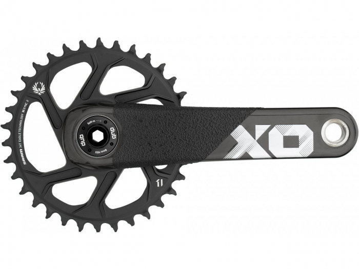 Angrenaj Pedalier Sram X01 All Downhill DUB83 - 1 x 10/11 Viteze, 34T, Negru [3]