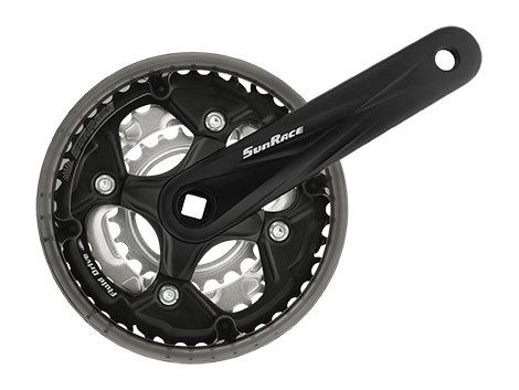 Angrenaj Pedalier SUNRACE FCM500 42/34/24T- 7/8v Negru 170 mm [1]