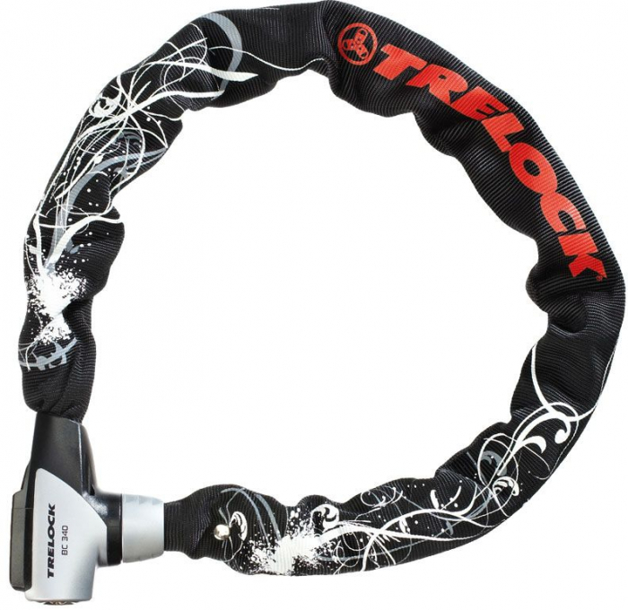 Antifurt Bicicleta Trelock Bc 340/85/7, cu zale, model floral [1]