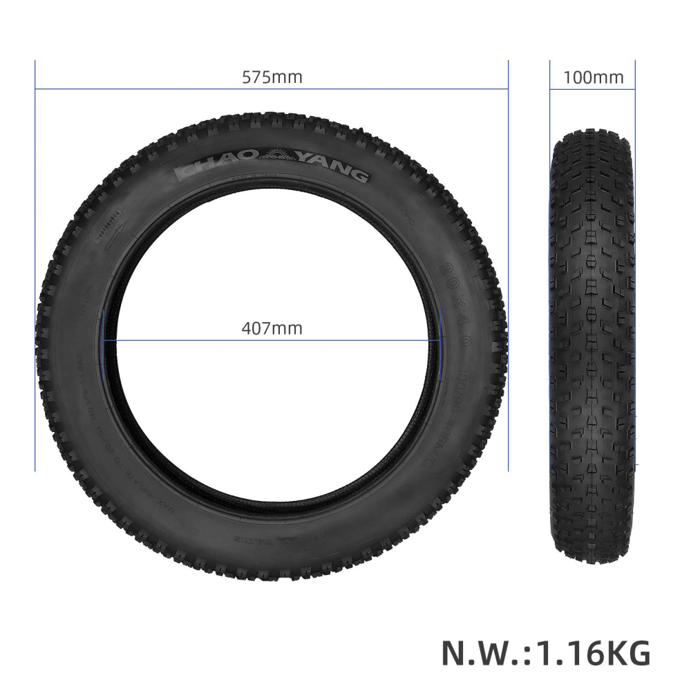 Anvelopă 20x4 SPECIAL FAT-BIKE [2]