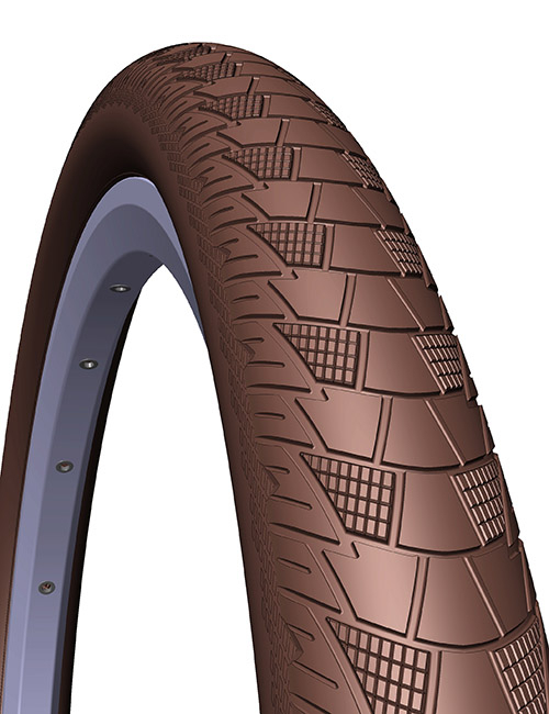 Anvelopa Bicicleta Mitas 26 X 2,00 V99 Cityhopper, Maro [1]