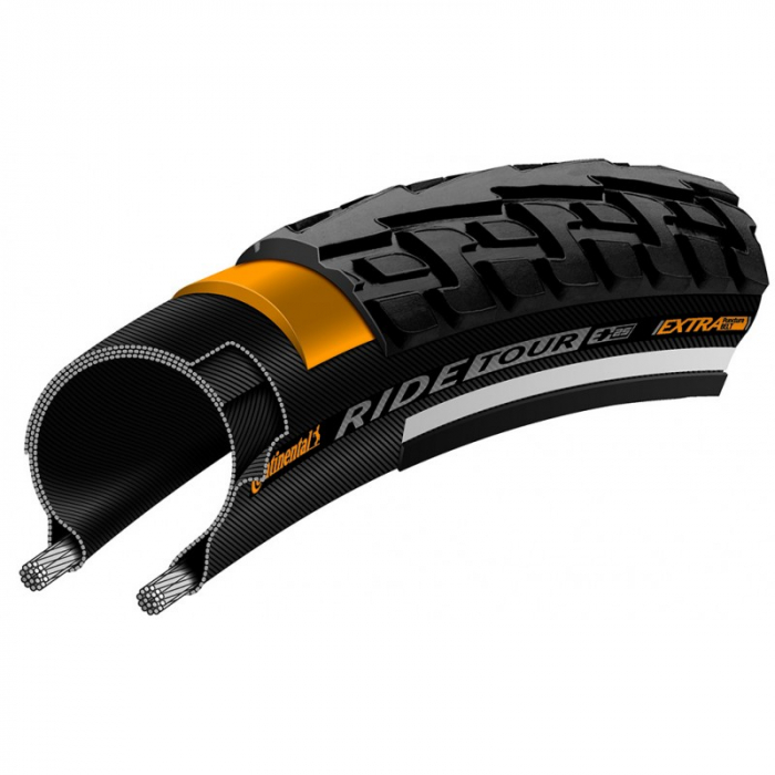 Anvelopa Continental Ride Tour Reflex 42-584 (27.5*1.6) - negru/negru [2]