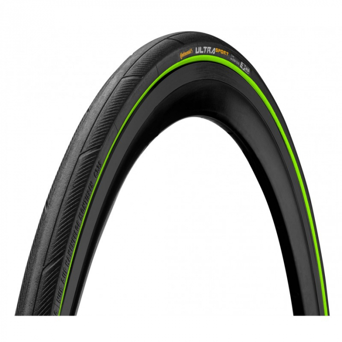 Anvelopa pliabila Continental UltraSport III 23-622 negru/verde [1]