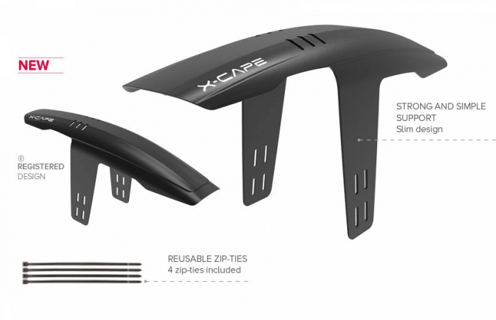 Aparatoare Noroi Polisport X-Cape - 26-29 Inch, Negru [2]