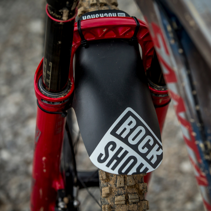 Aparatoare Noroi Pt. Furca Rockshox Print Portocaliu Neon [4]