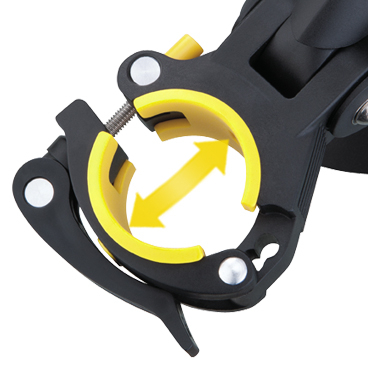 Aparatoare Noroi Spate Topeak Defender Xc11, Tc9640, pivot reglabil cu atasare tija-sa QR, neagra-gri [3]