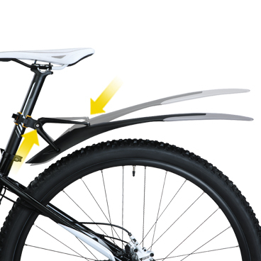 Aparatoare Noroi Topeak Defender M1/Xc11 - Set, 27.5 Inch, Negru-Gri [7]