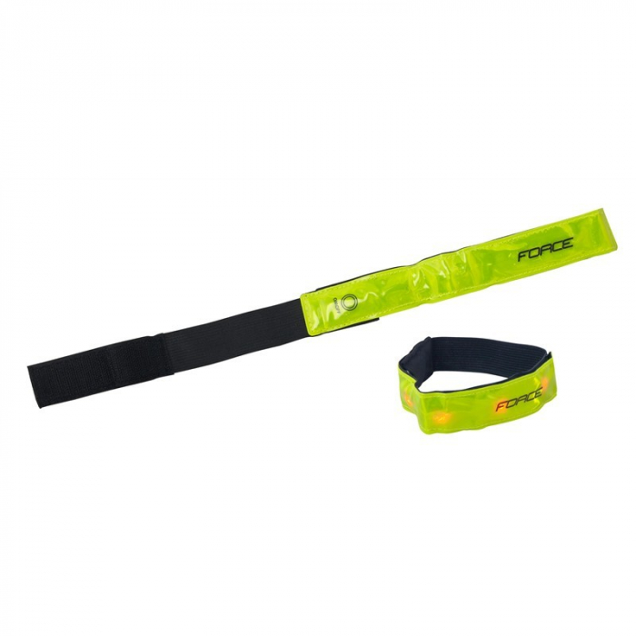 Banda reflectorizanta Force Led 42 cm galbena [1]