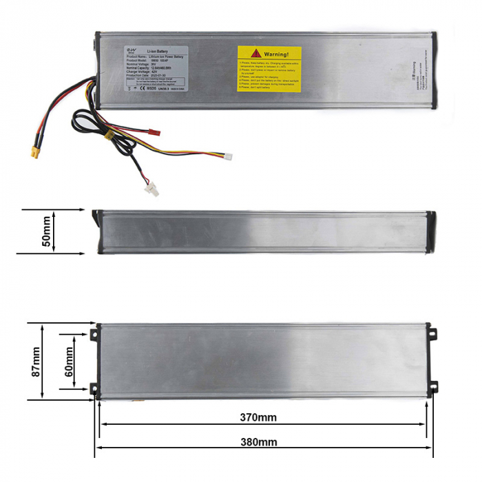 Baterie compatibila trotineta electrica Xiaomi Pro/ Pro 2 - 36V  12.8 Ah [2]