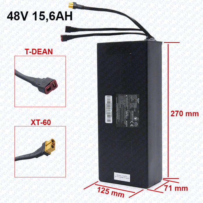 Baterie compatibila trotineta electrica 48V 15,6Ah (Celule EVE) [3]