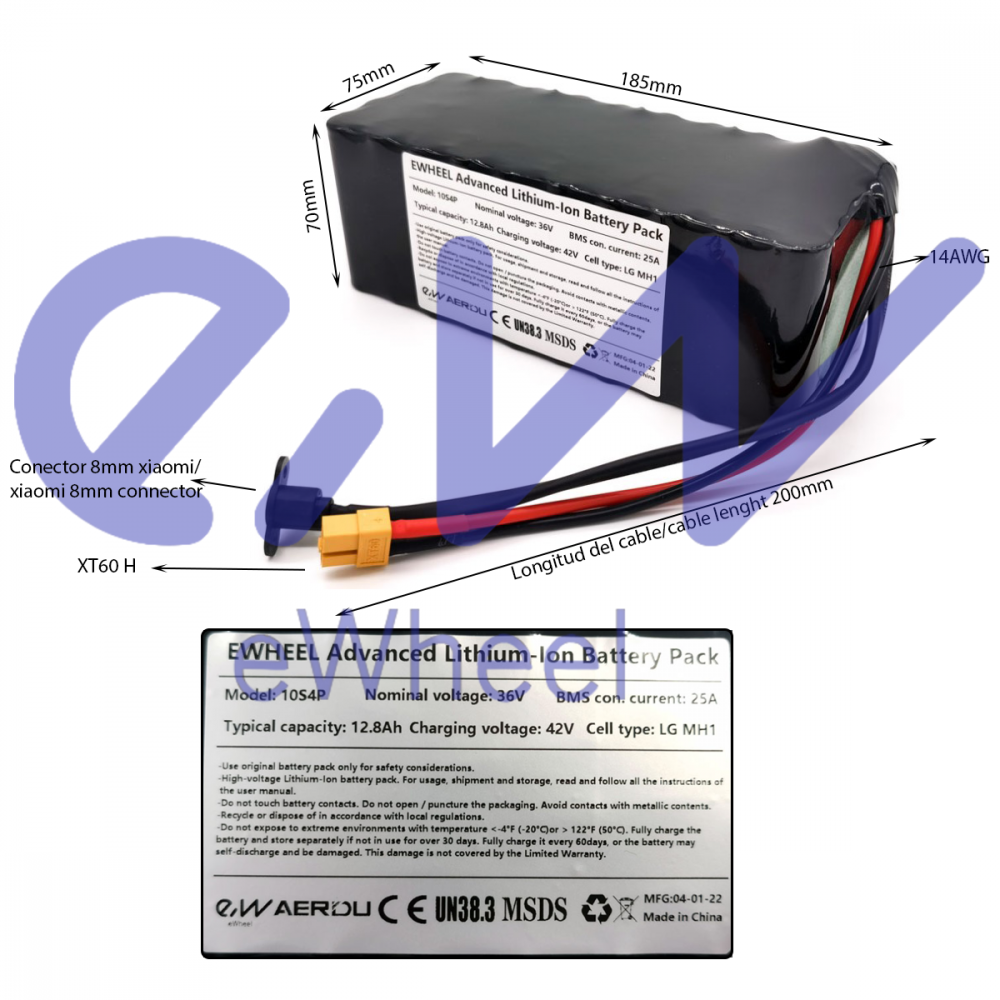 Baterie externa pentru trotineta/bicicleta electrica  36V 12.8Ah [9]