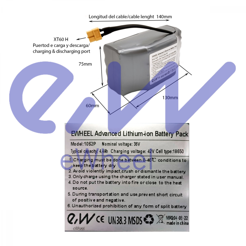 Baterie externa pentru trotineta/bicicleta electrica  36V 4,4Ah [8]