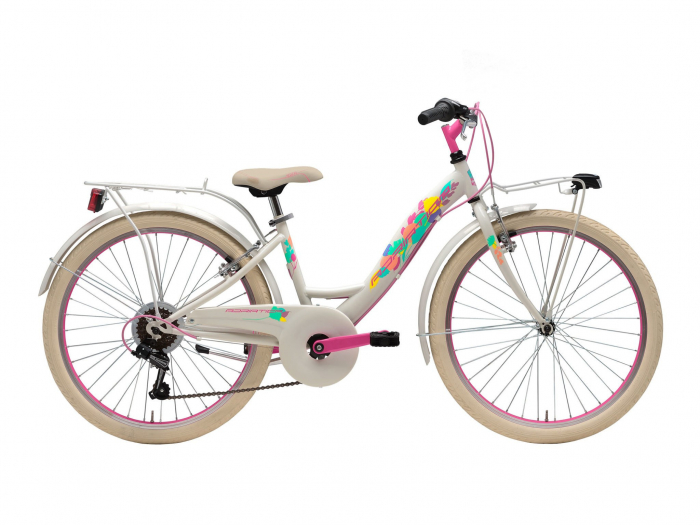 Bicicleta copii Adriatica CTB 24 inch, Donna 2021 6V alba [1]