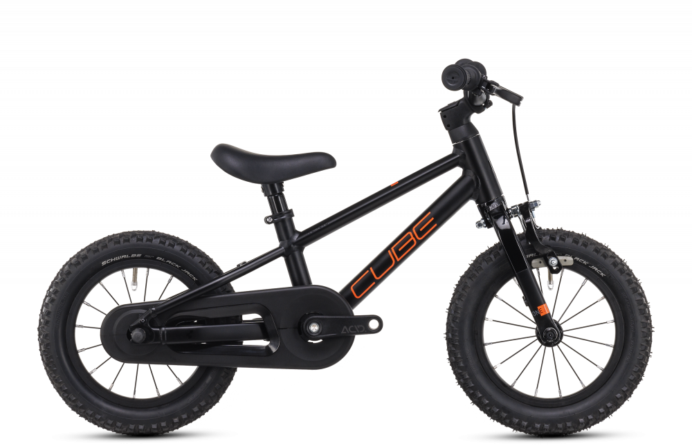 BICICLETA COPII CUBE NUMOVE 120 RT NEGRU/PORTOCALIU 12INCH [1]