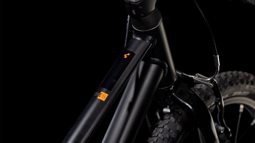 BICICLETA COPII CUBE NUMOVE 180 NEGRU/PORTOCALIU 18INCH [2]
