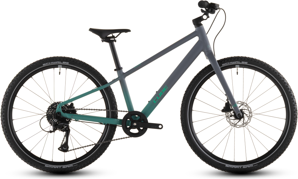 BICICLETA COPII CUBE NUMOVE 240 DISC LAVAGREY COOLGREEN 2026 roti 24 [2]