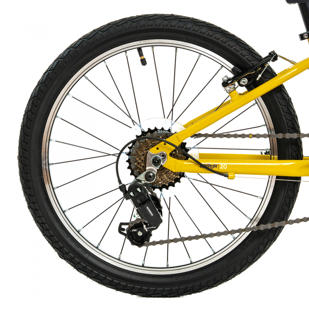 Bicicleta Copii Devron Urbio U2.0 - 20 Inch, Galben-Gri [5]