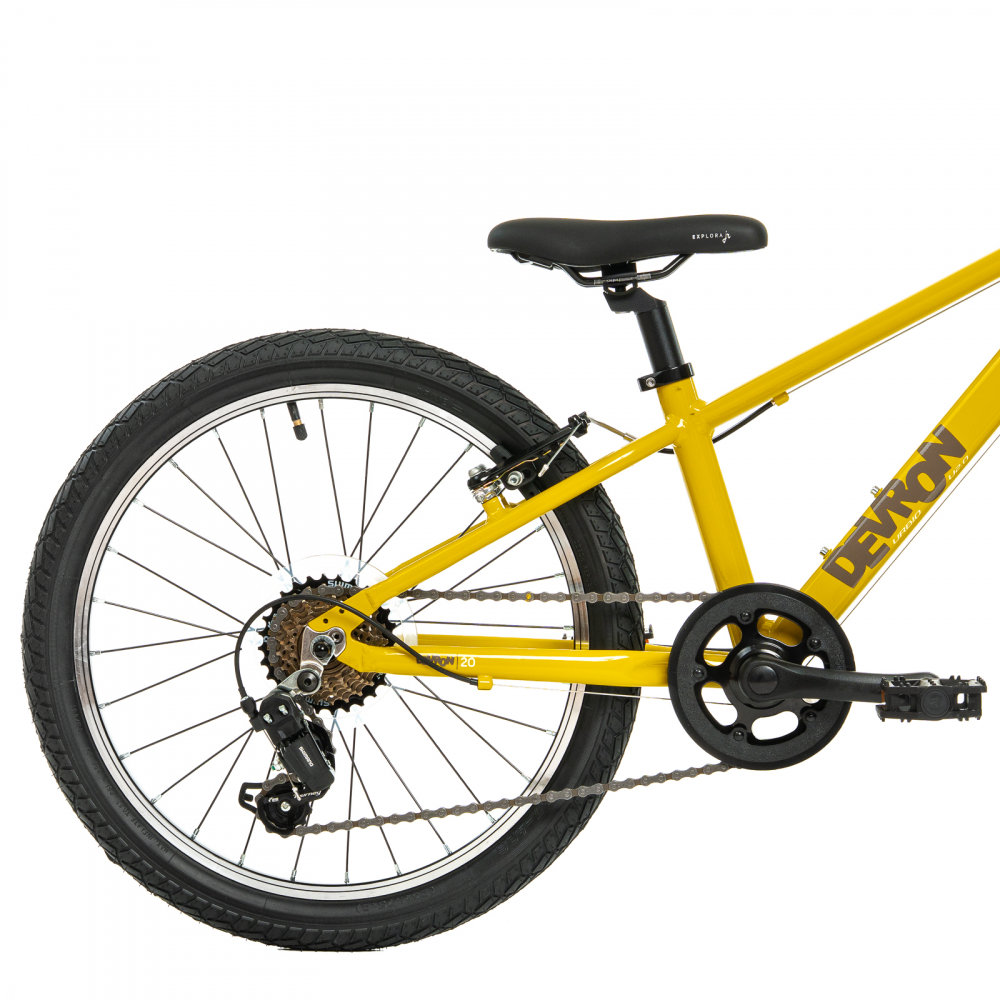 Bicicleta Copii Devron Urbio U2.0 - 20 Inch, Galben-Gri [4]