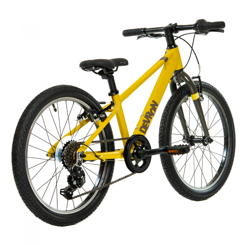 Bicicleta Copii Devron Urbio U2.0 - 20 Inch, Galben-Gri [2]