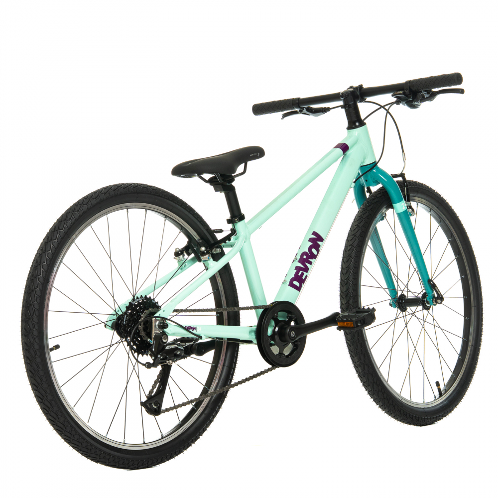 Bicicleta Copii Devron Urbio U2.4 - 24 Inch, Turcoaz-Verde [2]