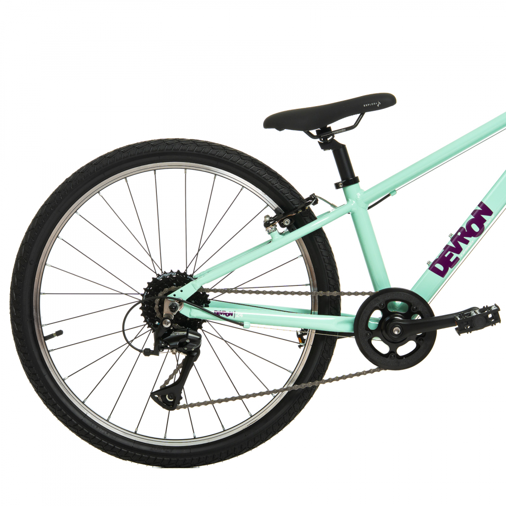 Bicicleta Copii Devron Urbio U2.4 - 24 Inch, Turcoaz-Verde [4]