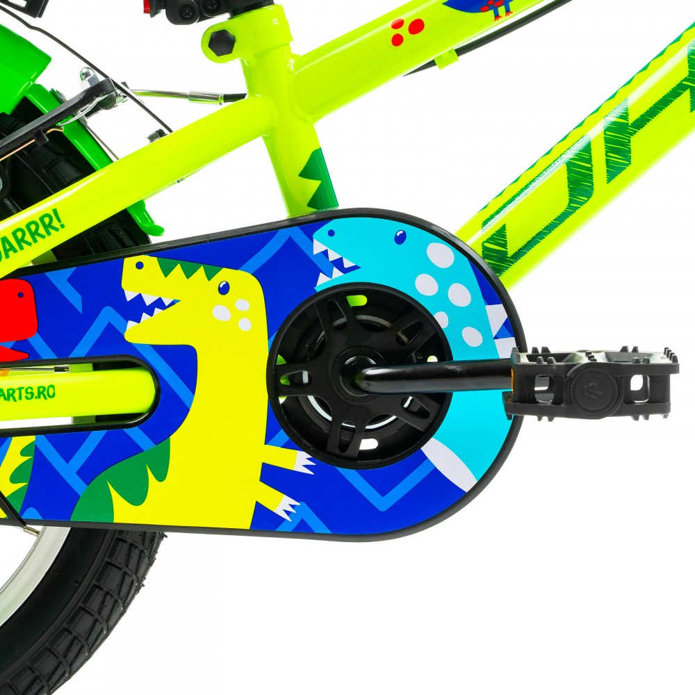 Bicicleta Copii DHS Dino - 16 Inch, Verde [5]