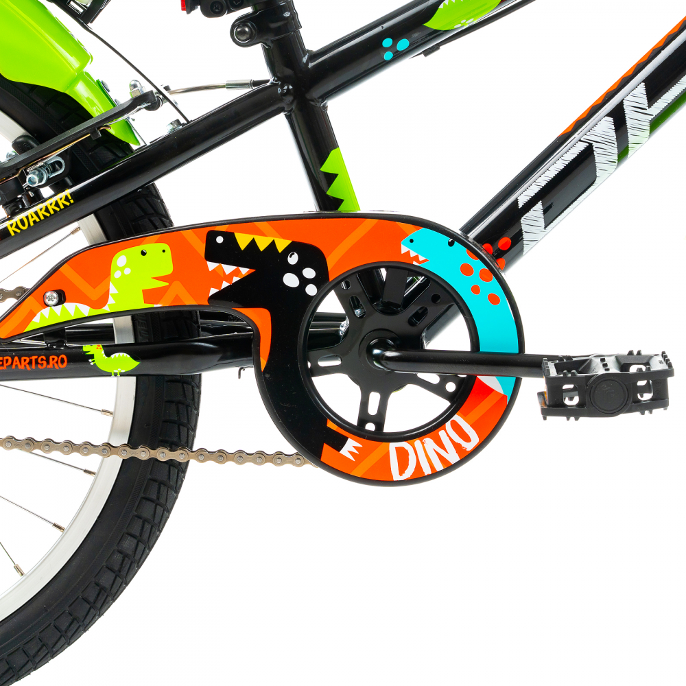 Bicicleta Copii DHS Dino - 20 Inch, Negru [5]