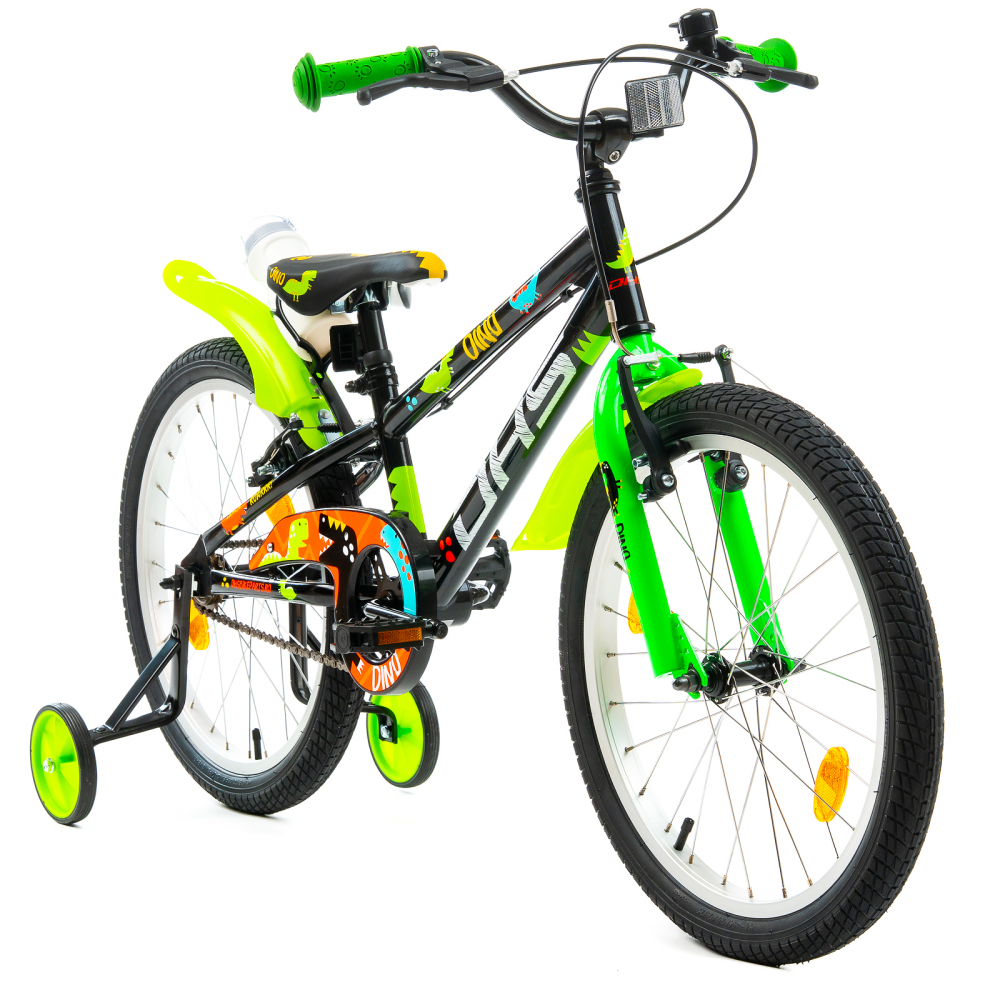 Bicicleta Copii DHS Dino - 20 Inch, Negru [3]