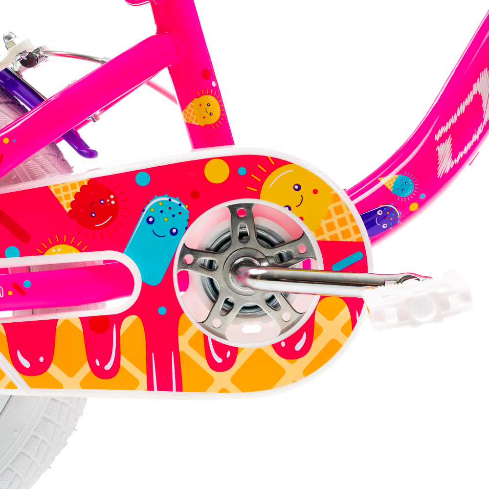 Bicicleta Copii DHS Icecream - 16 Inch, Roz [5]