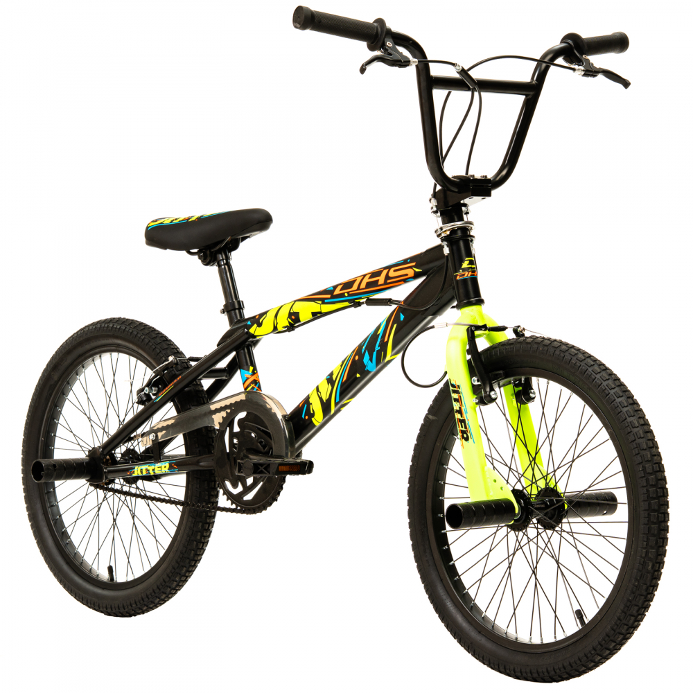 Bicicleta Copii DHS Jitter - 20 Inch, Negru [2]
