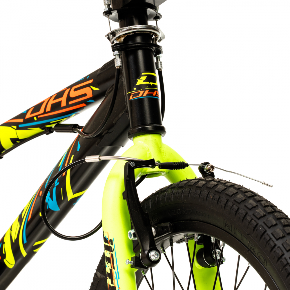 Bicicleta Copii DHS Jitter - 20 Inch, Negru [5]
