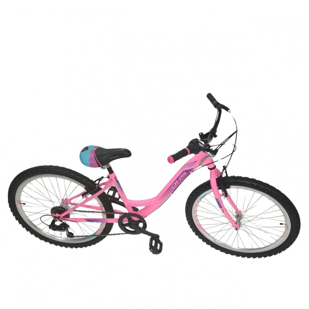 Bicicleta Copii DHS Modesty - 24 Inch, Roz [1]