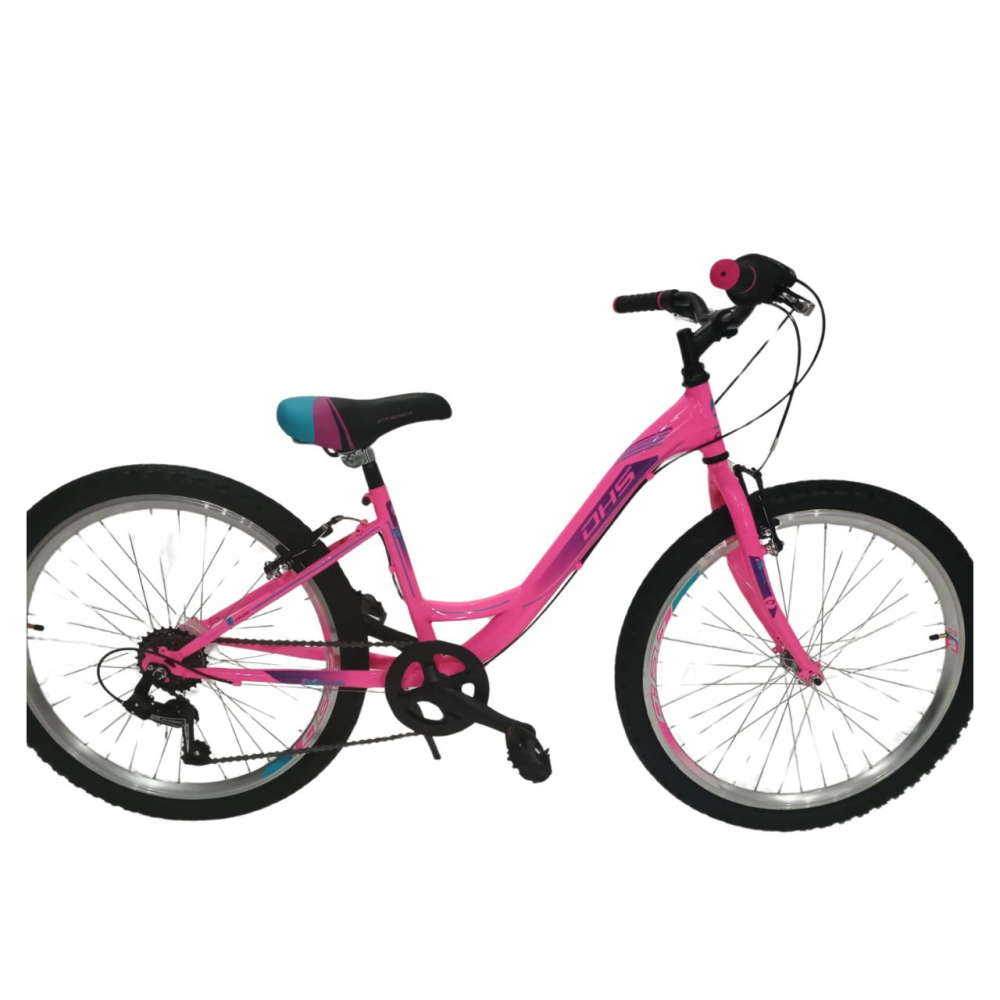 Bicicleta Copii DHS Modesty - 24 Inch, Roz [2]