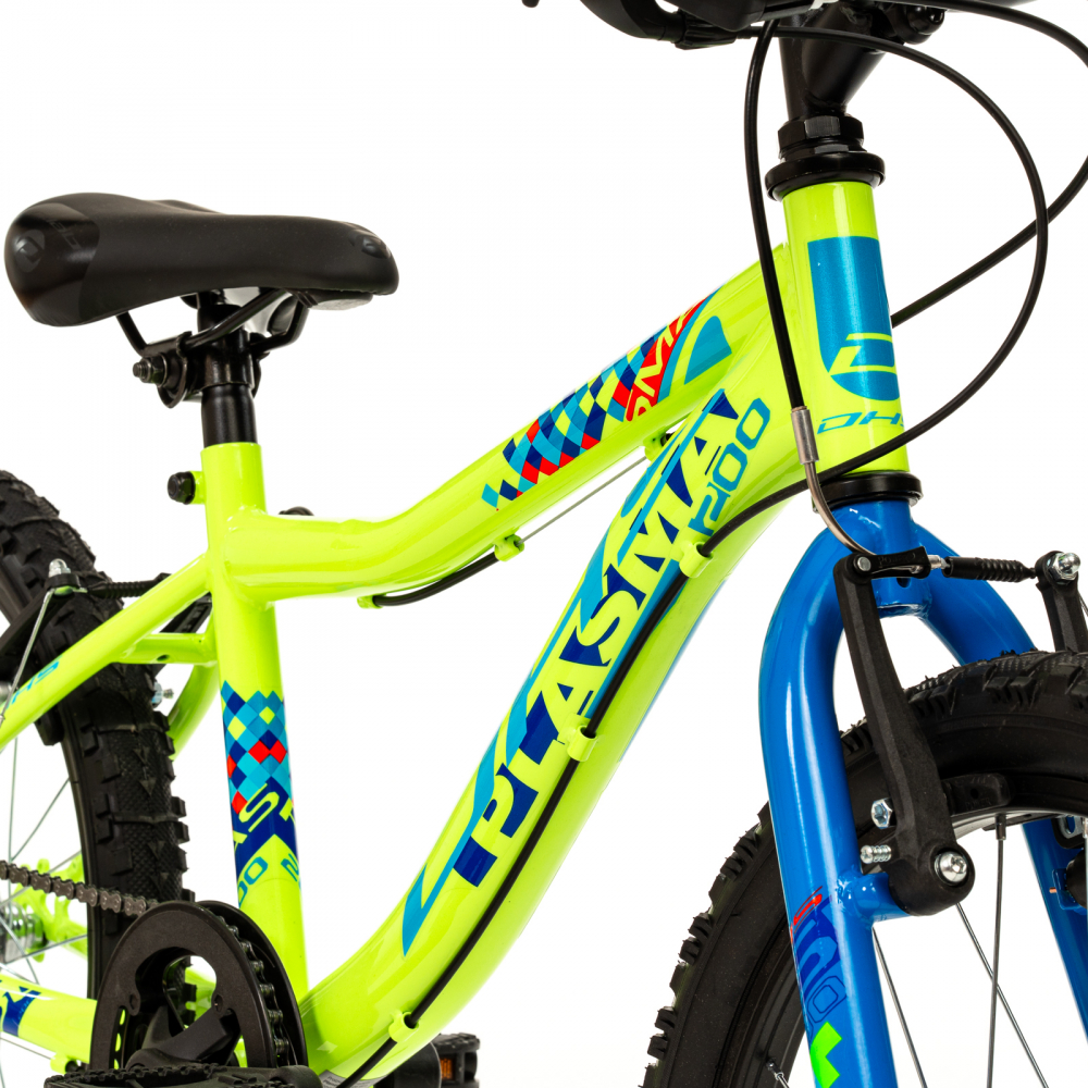 Bicicleta Copii DHS Plasma - 20 Inch, Galben [4]