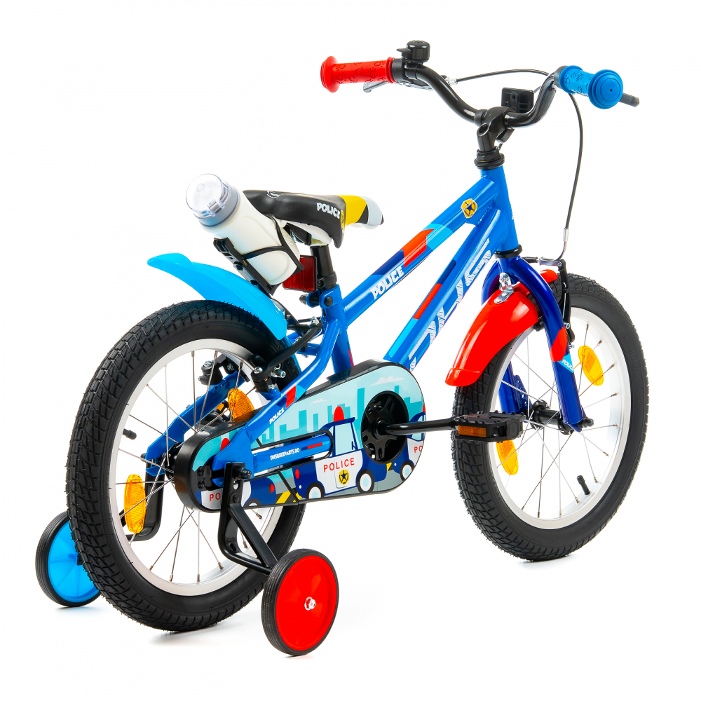 Bicicleta Copii DHS Police - 16 Inch, Albastru [3]