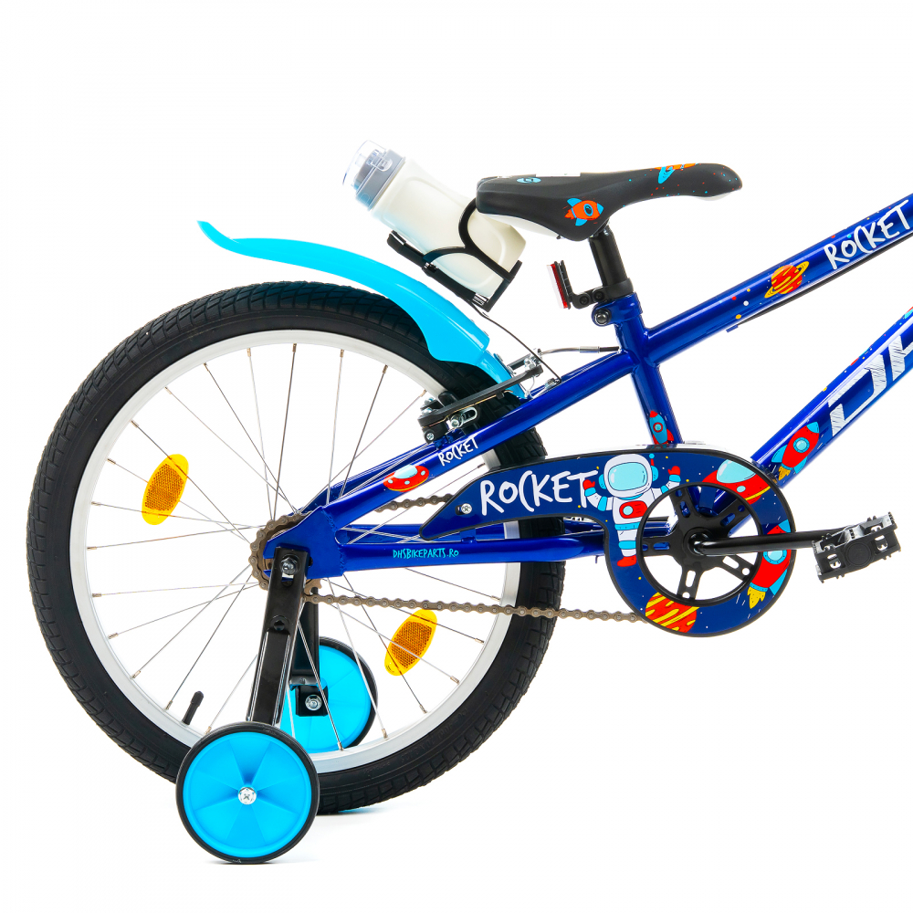 Bicicleta Copii DHS Rocket - 20 Inch, Albastru [4]