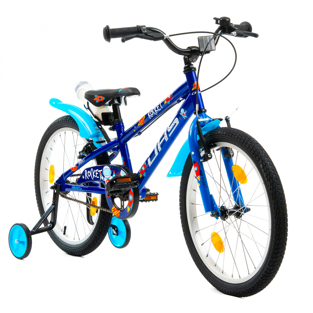 Bicicleta Copii DHS Rocket - 20 Inch, Albastru [3]
