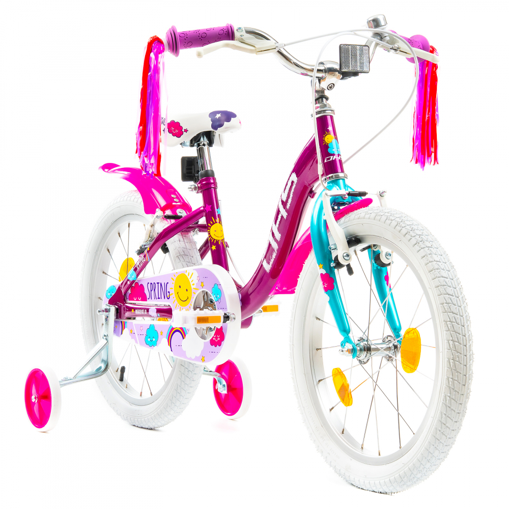 Bicicleta Copii DHS Spring - 18 Inch, Mov [2]