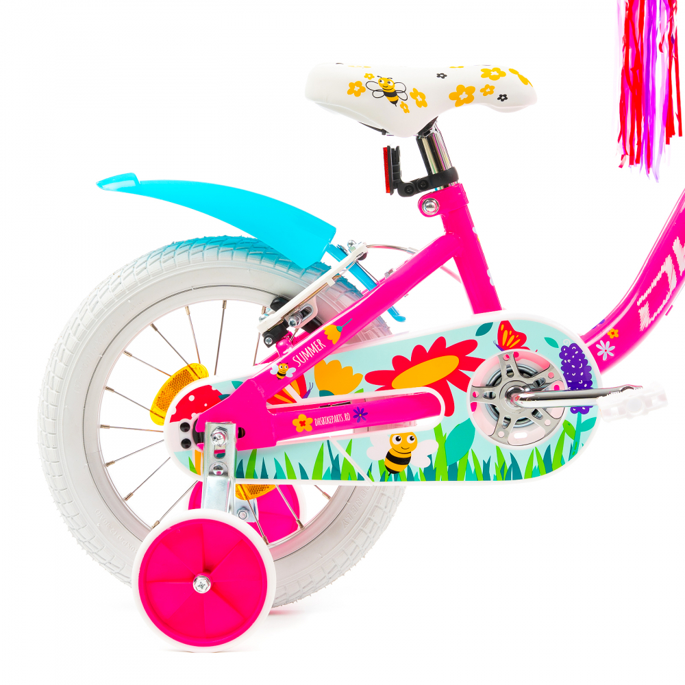 Bicicleta Copii DHS Summer - 14 Inch, Roz [5]