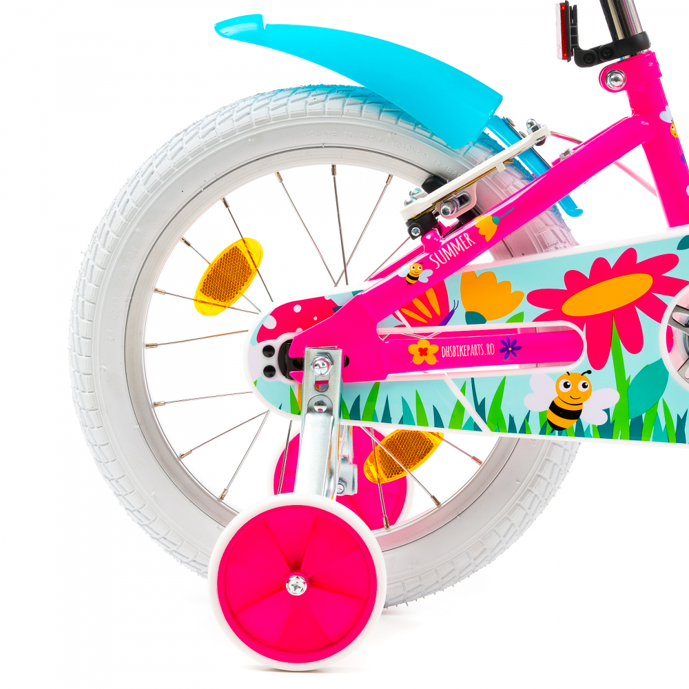 Bicicleta Copii DHS Summer - 16 Inch, Roz [5]