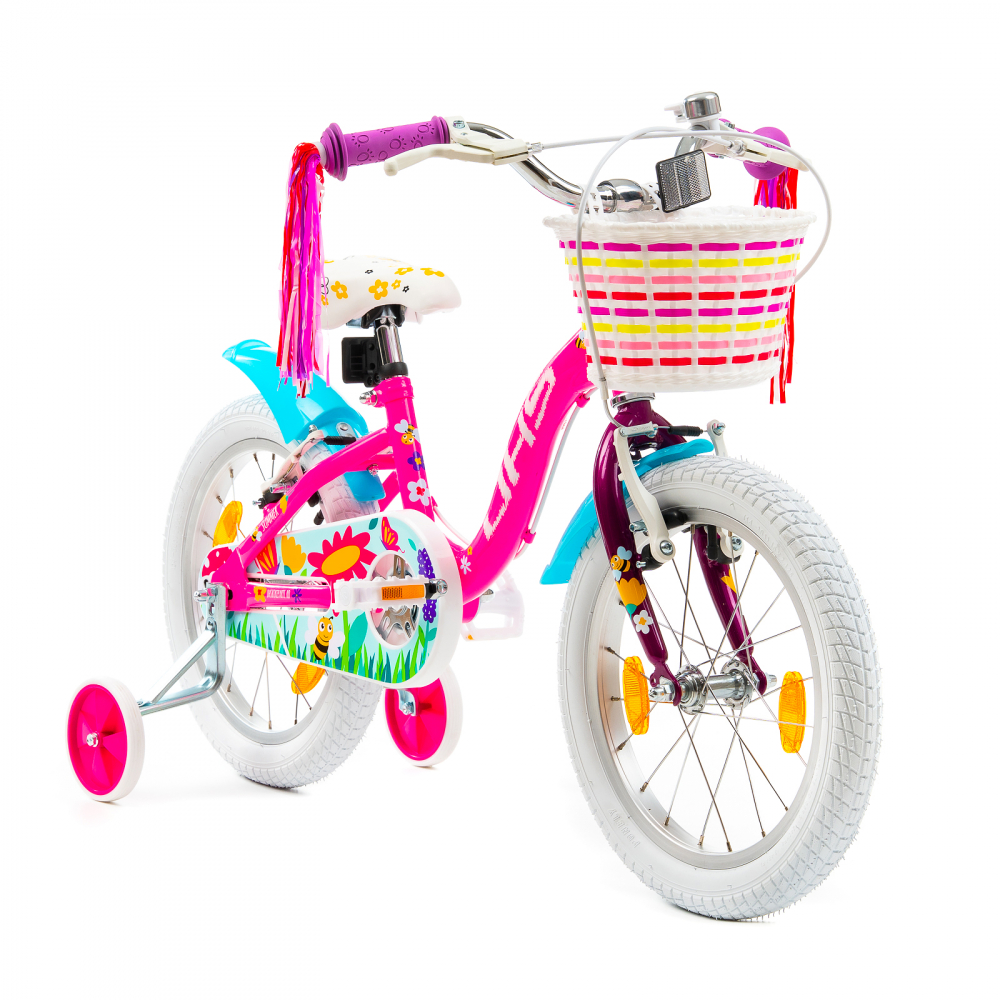 Bicicleta Copii DHS Summer - 16 Inch, Roz [3]