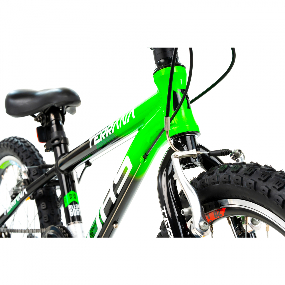 Bicicleta Copii Dhs Terrana 2023 - 20 Inch, Negru/Verde [4]