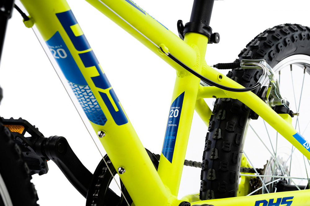 Bicicleta Copii Dhs Terrana 2023 - 20 Inch, Verde [3]